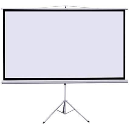 xLAB XPSTS-100 Projector Screen,Tripod 100", 4:3, Matte White, 0.38mm Thickness